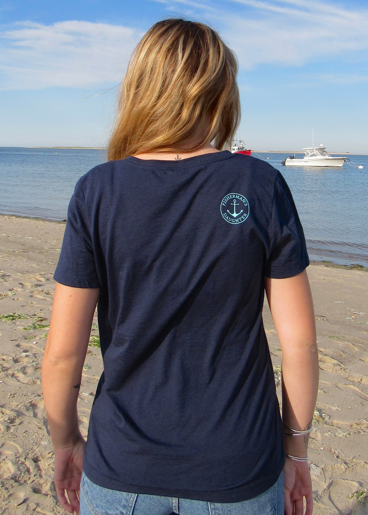 Jelly Fish V-Neck Tee