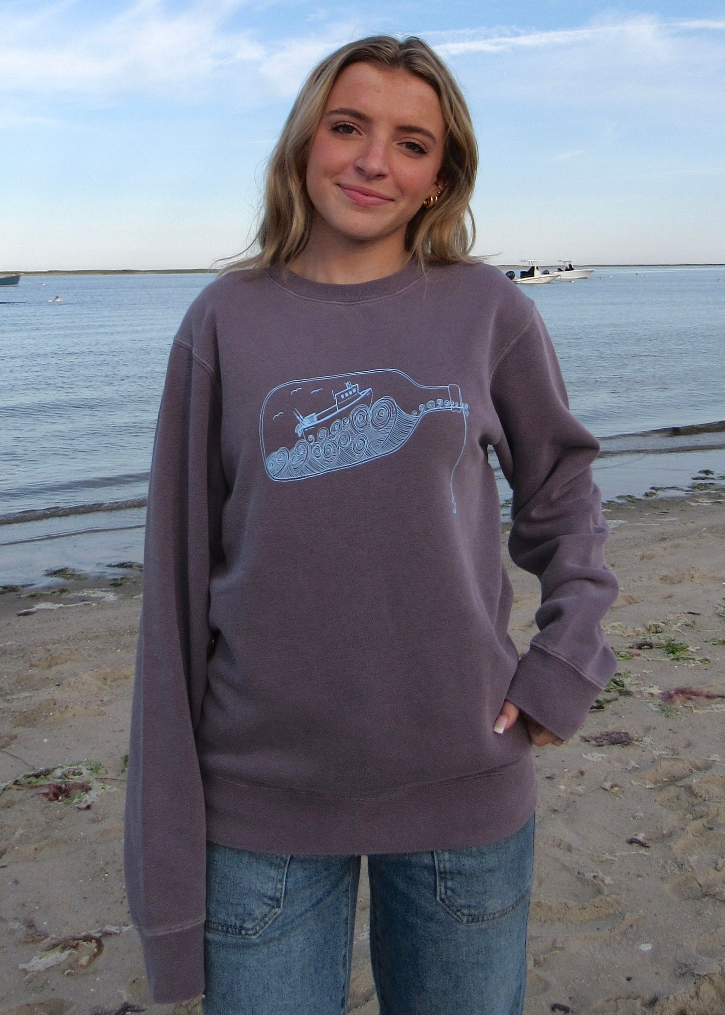Bottle Boat Pullover