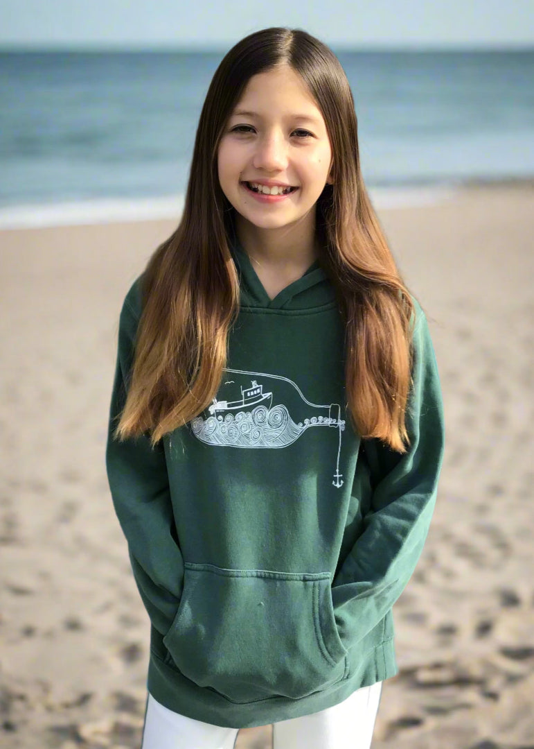 Bottle Boat Kids Hoodie