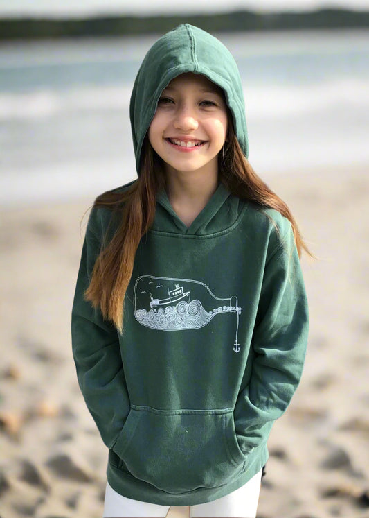 Bottle Boat Kids Hoodie