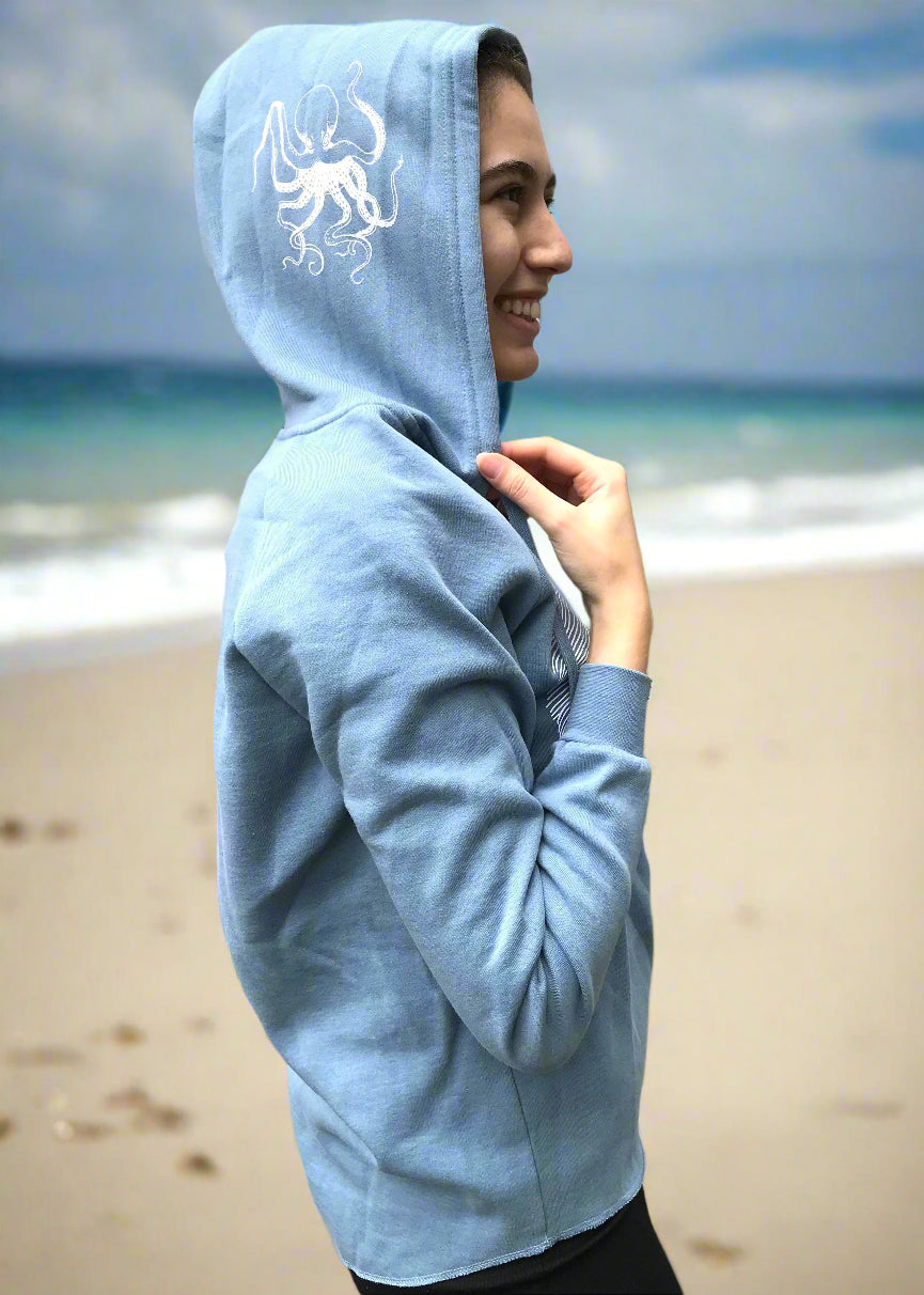 Life Comes in Waves Fleece Hoodie