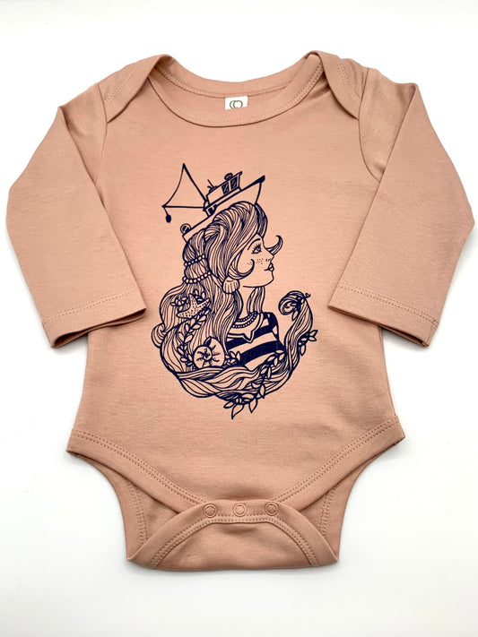 Figure Head Long Sleeve Onesie
