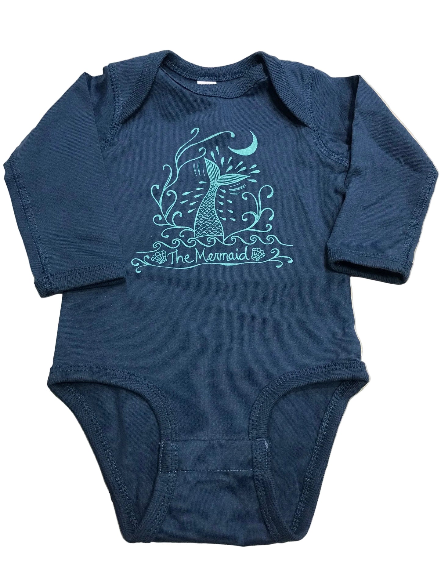 Mermaid Splash Long Sleeve Onesie