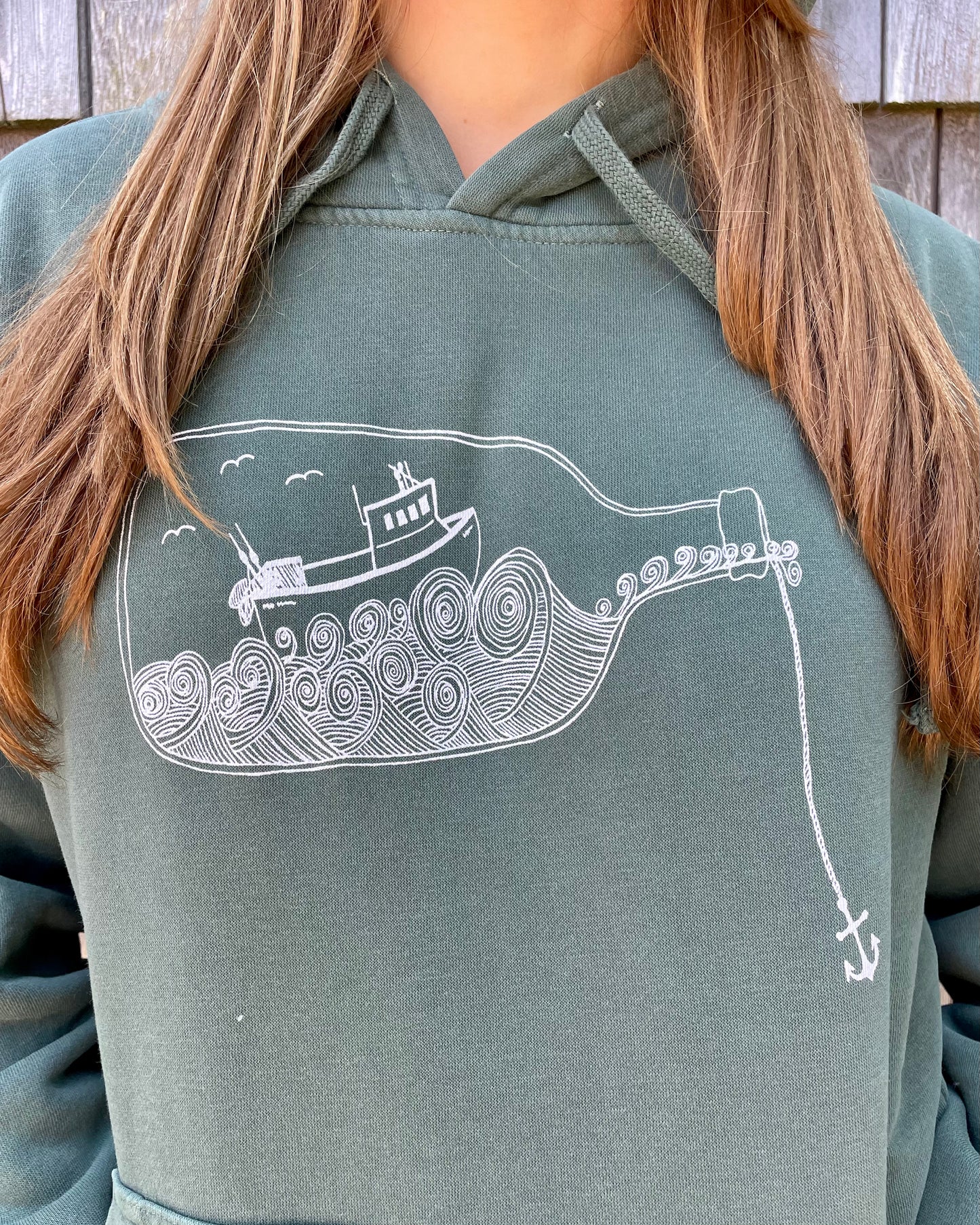 Bottle Boat Unisex Hoodie