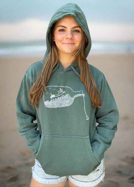 Bottle Boat Unisex Hoodie