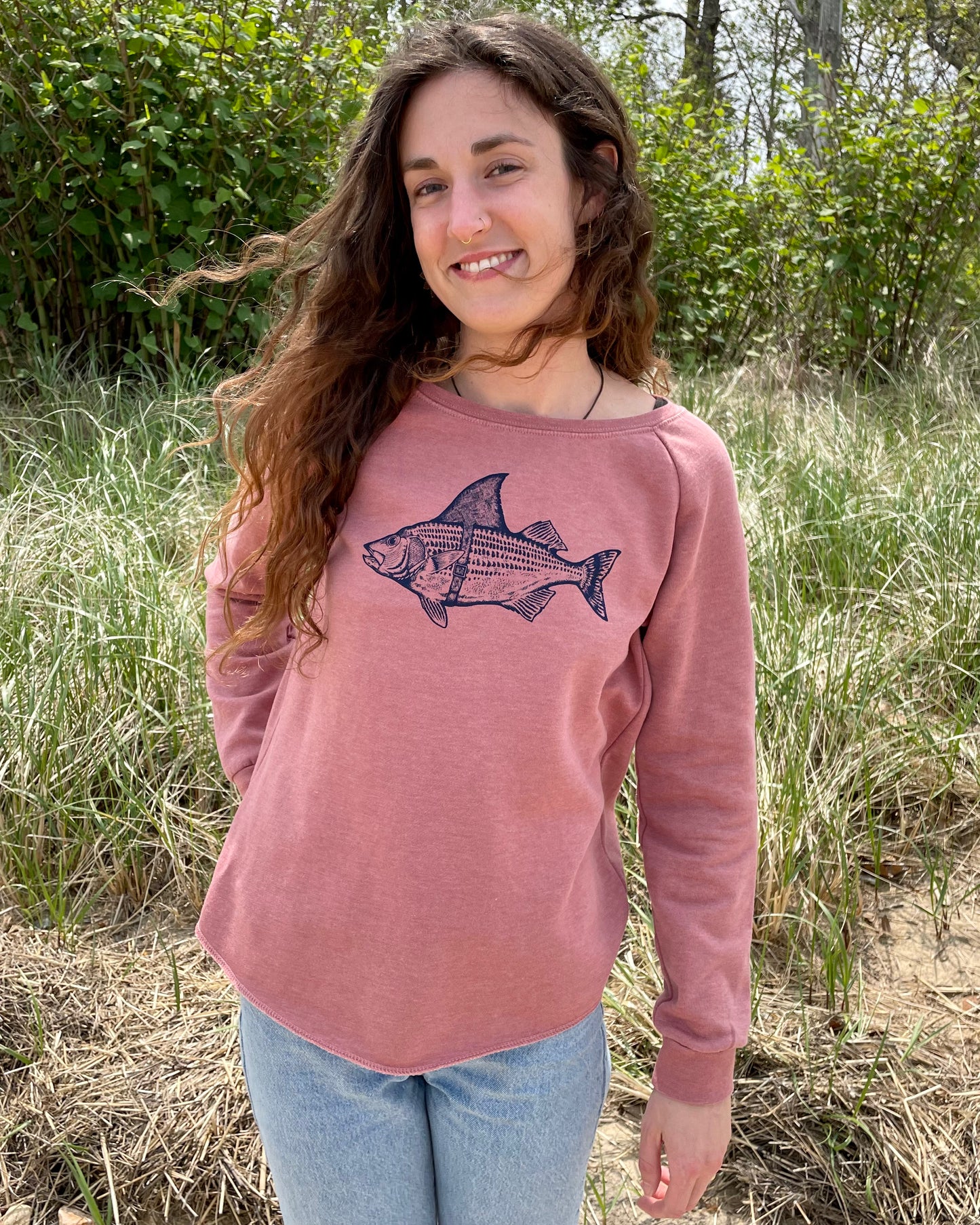 Bass Shark Fin Fleece Pullover