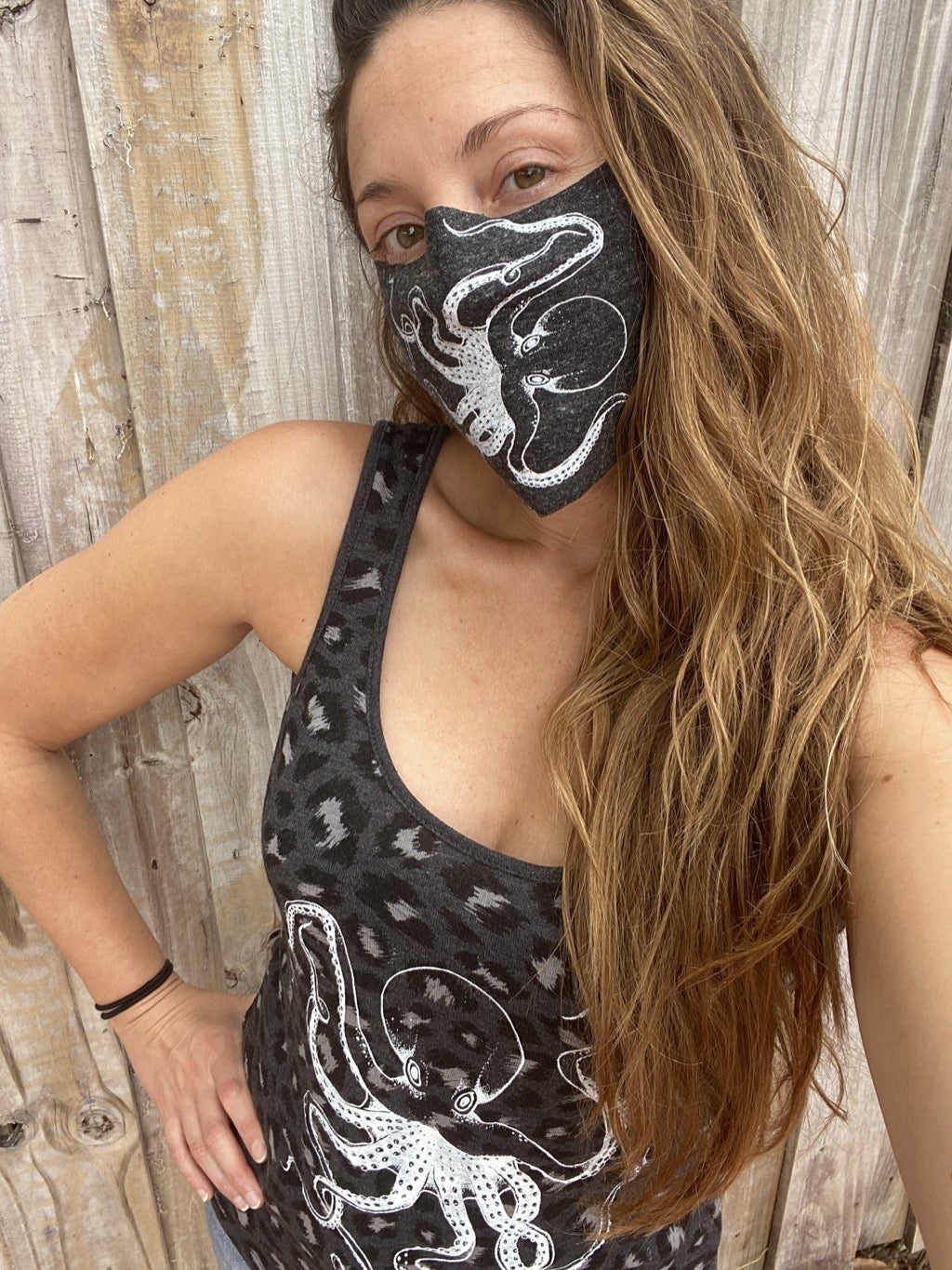 Six Pack Assorted Octopus Face Masks