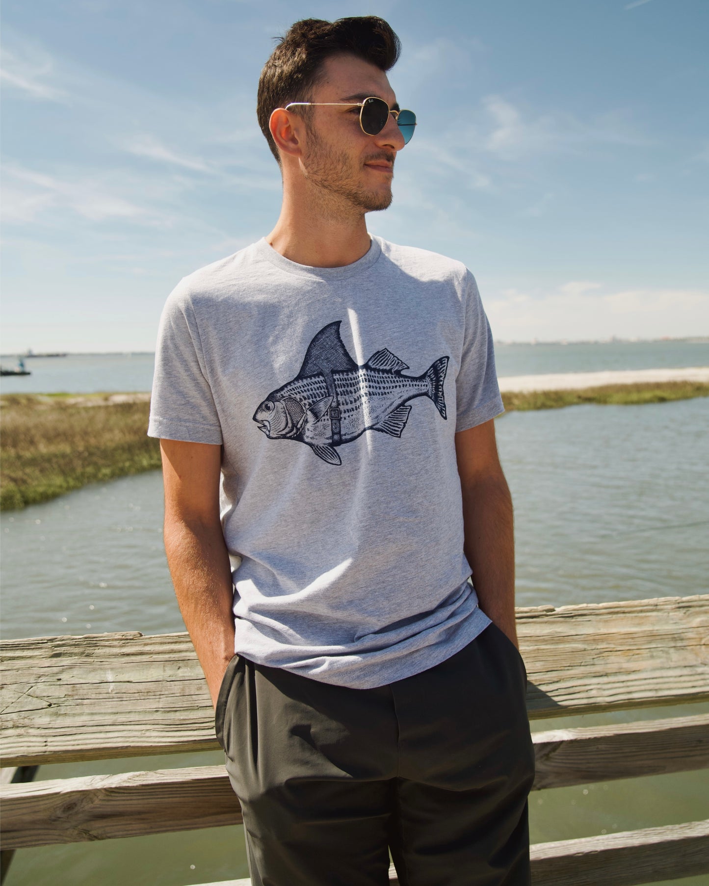 Bass Shark Fin Tee