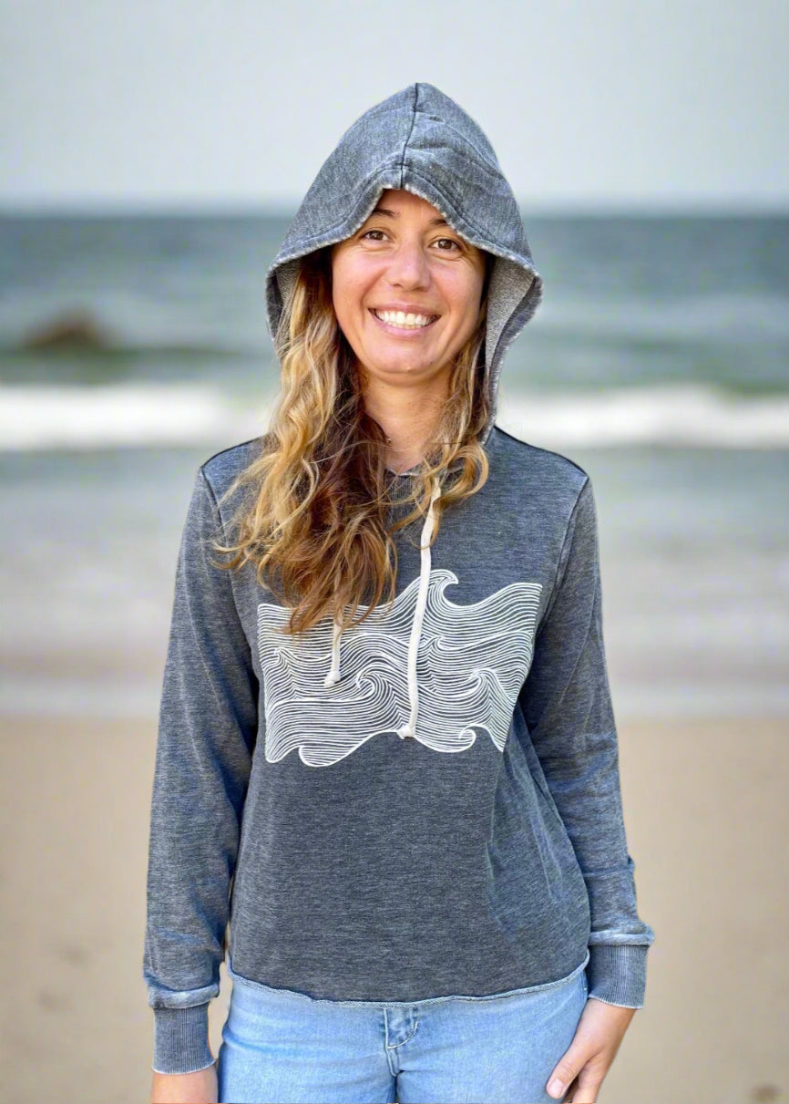 Life Comes in Waves Hoodie w/ Octopus - BESTSELLER