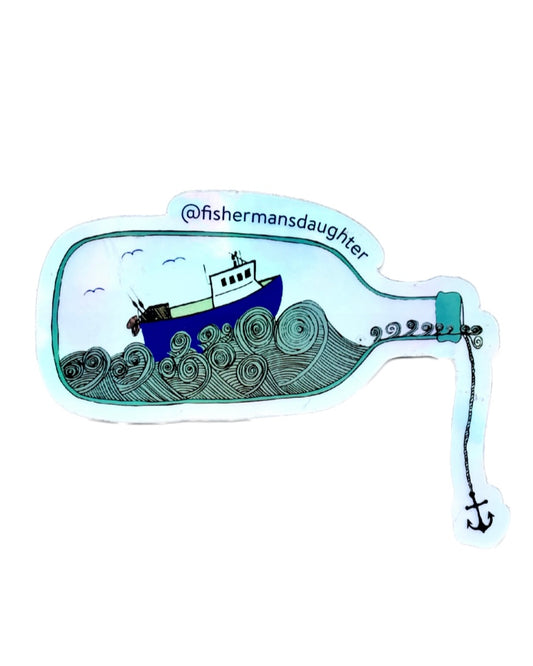 Holographic Bottle Boat