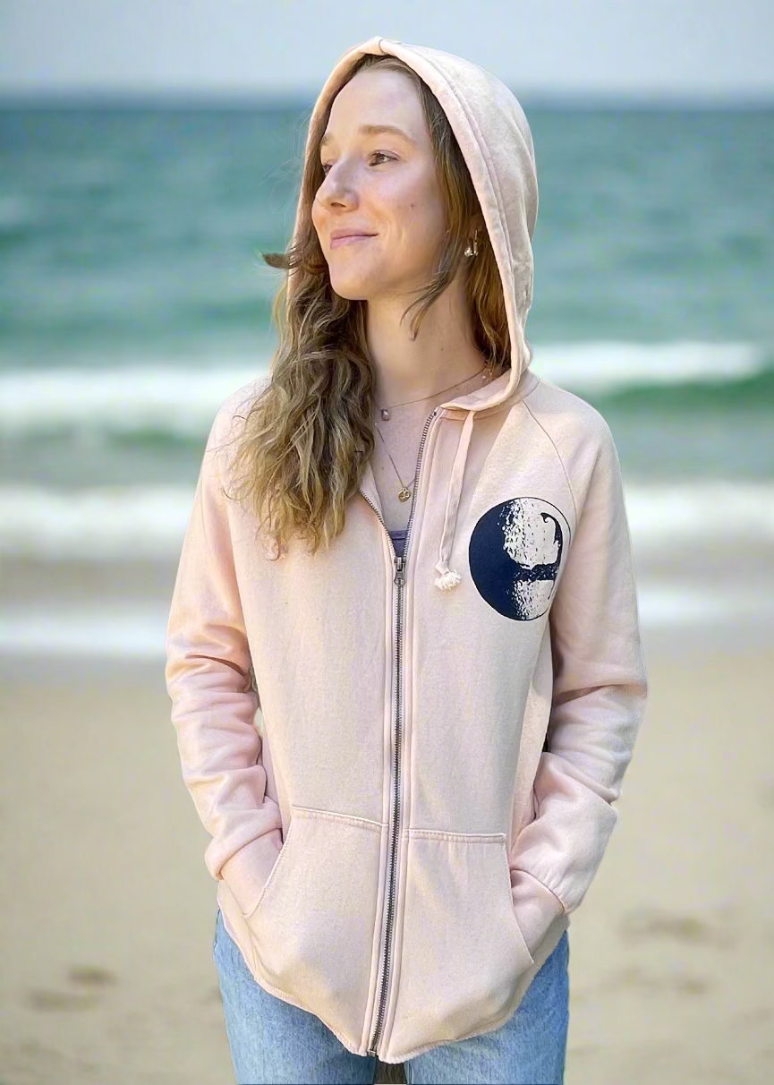 Cape Moon Zip Up Hoodie