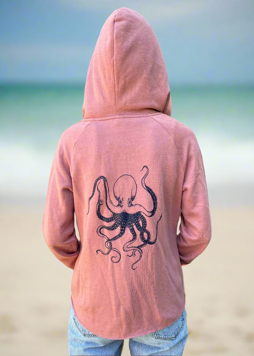 Octopus Zip Up Hoodie