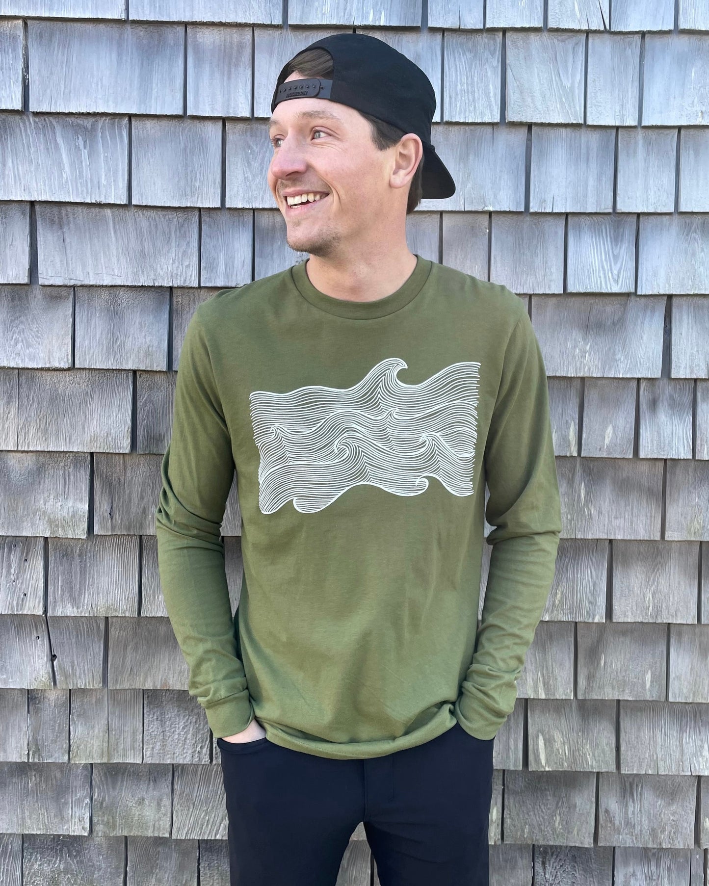 Life Comes In Waves Long Sleeve Tee