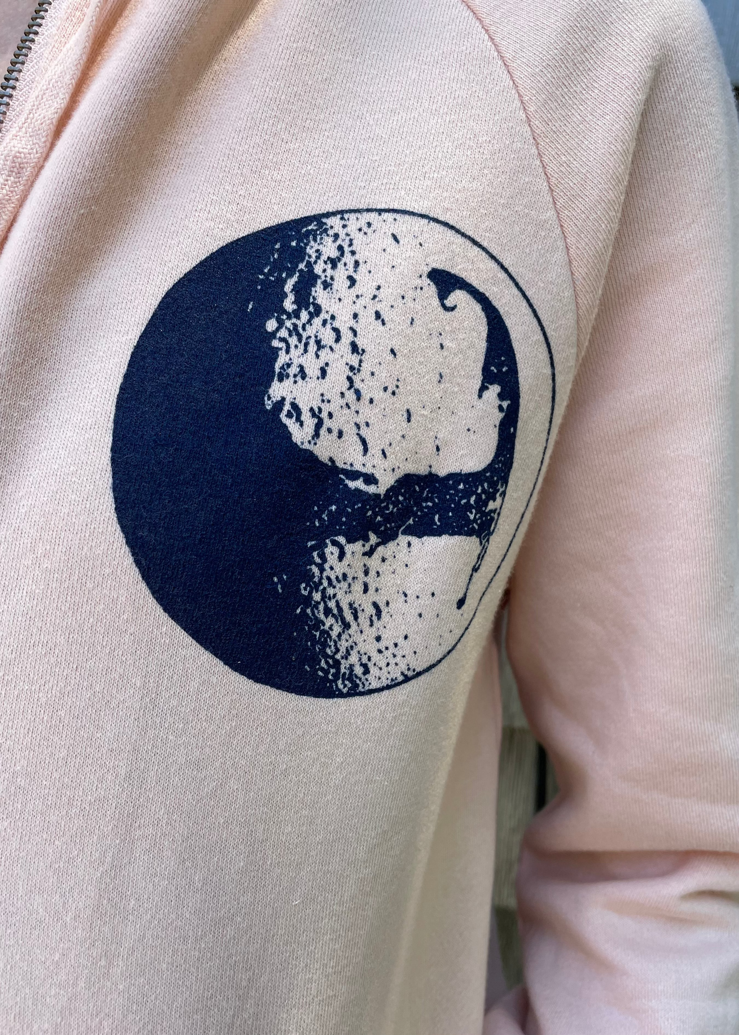 Cape Moon Zip Up Hoodie