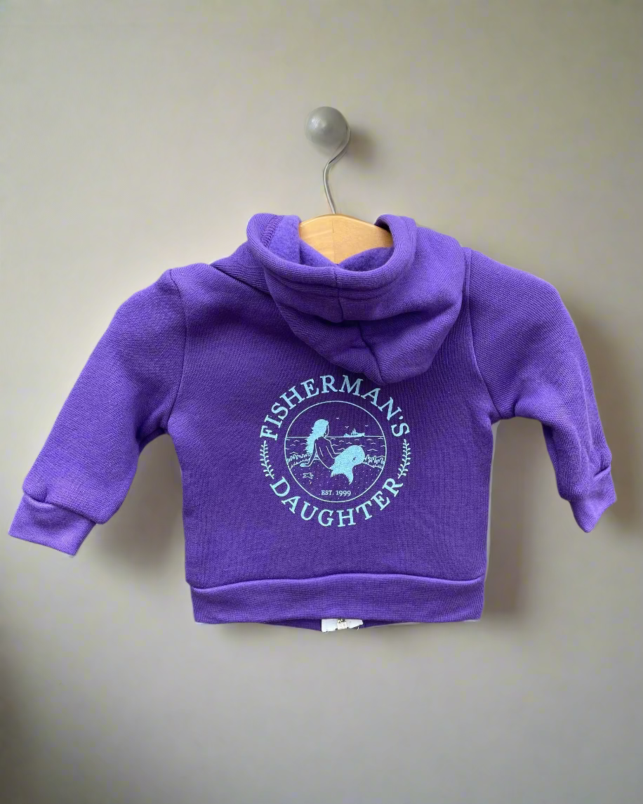 Baby Zip Sweatshirt FD Mermaid Logo