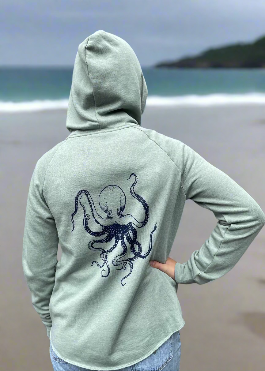 Octopus Zip Up Hoodie