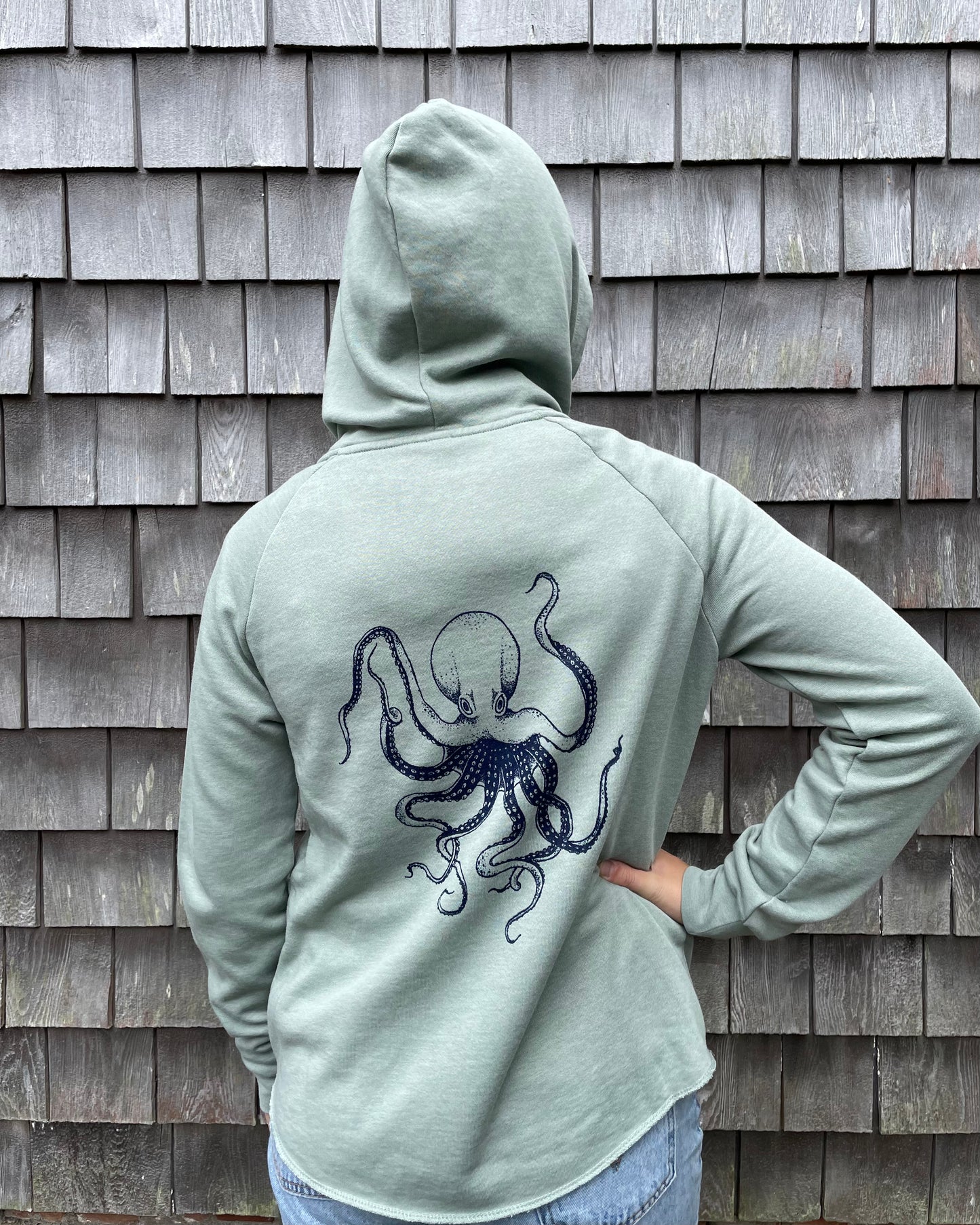 Octopus Zip Up Hoodie