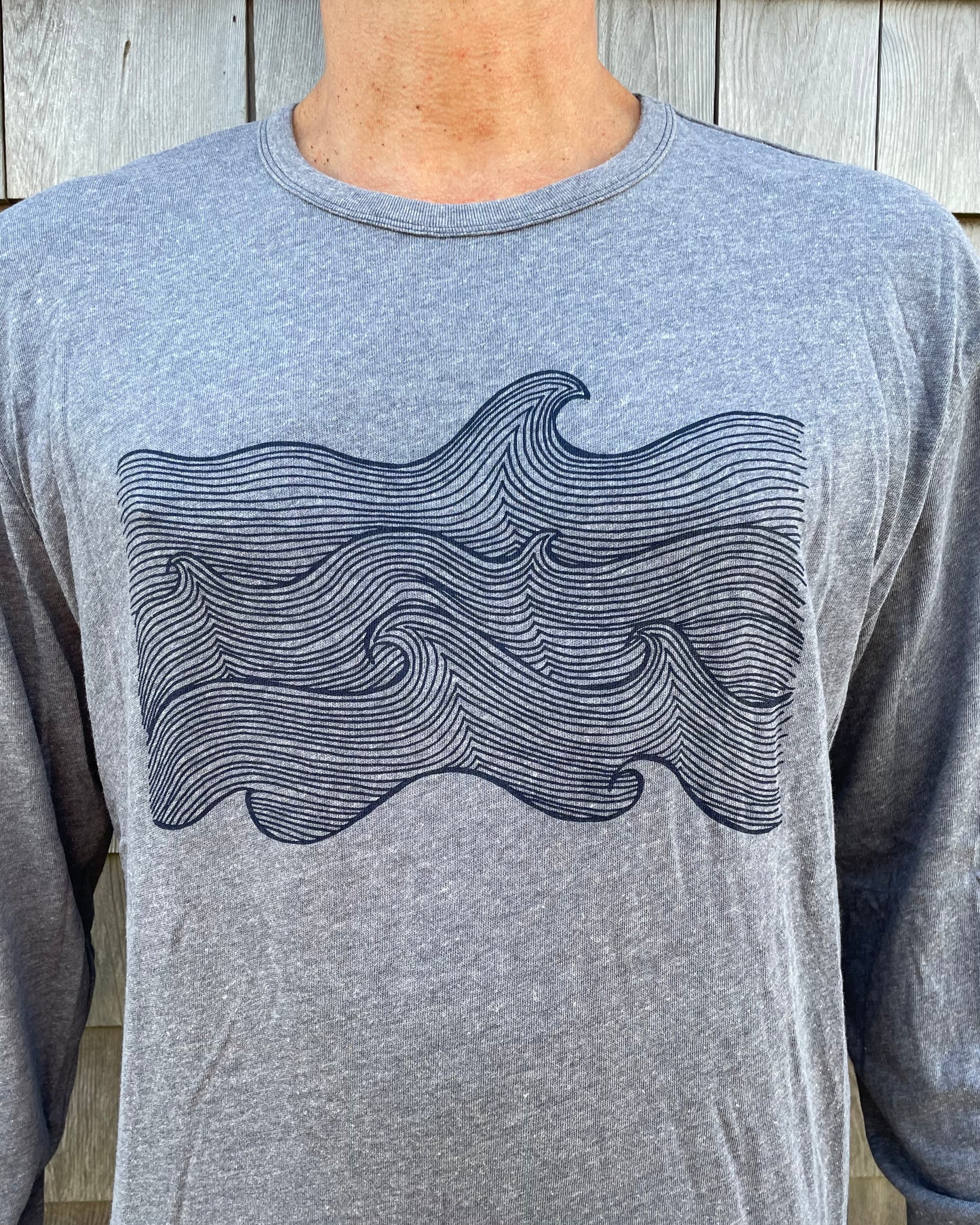 Life Comes In Waves Long Sleeve Tee