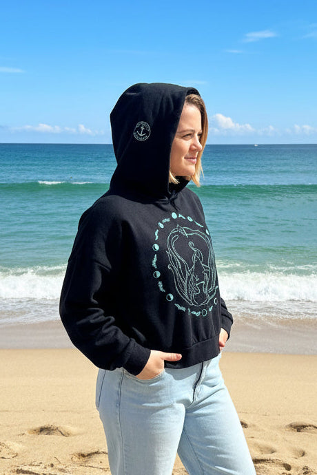 Lunar Squid Cropped Hoddie - NEW!