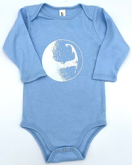 Cape Moon Long Sleeve Onesie