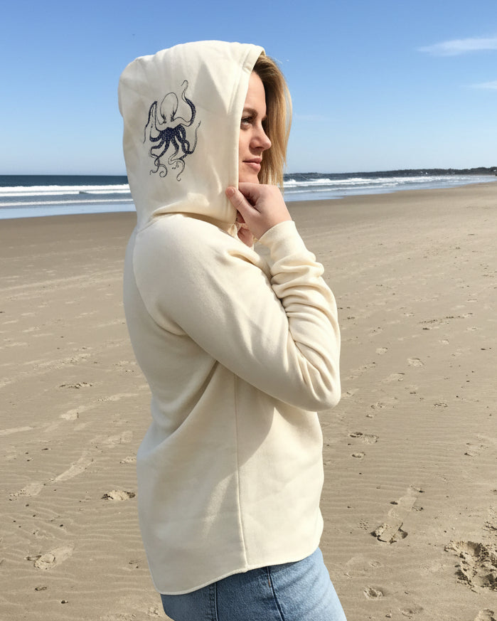 Life Comes in Waves Fleece Hoodie