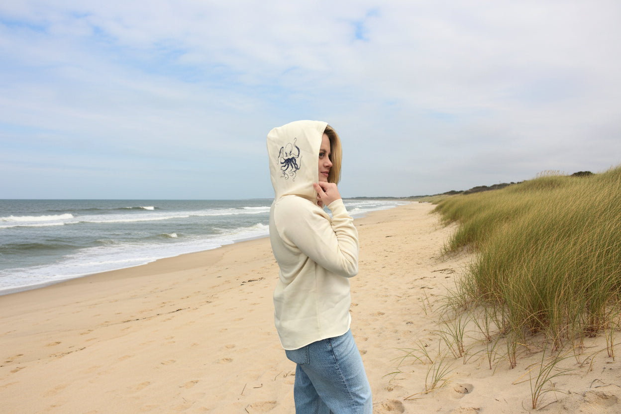 Life Comes in Waves Fleece Hoodie