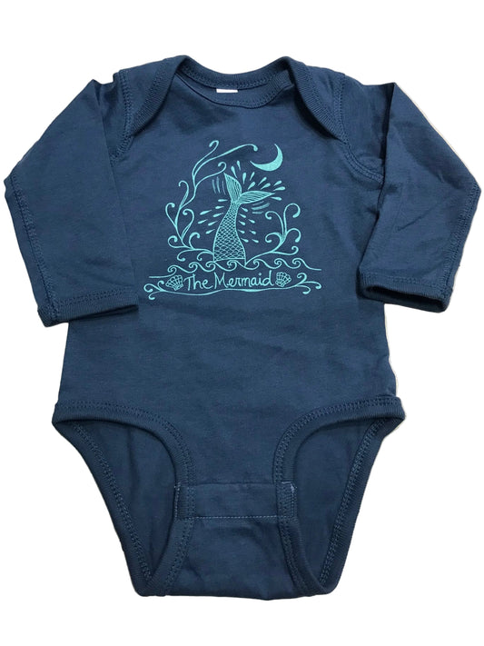 Mermaid Splash Long Sleeve Onesie