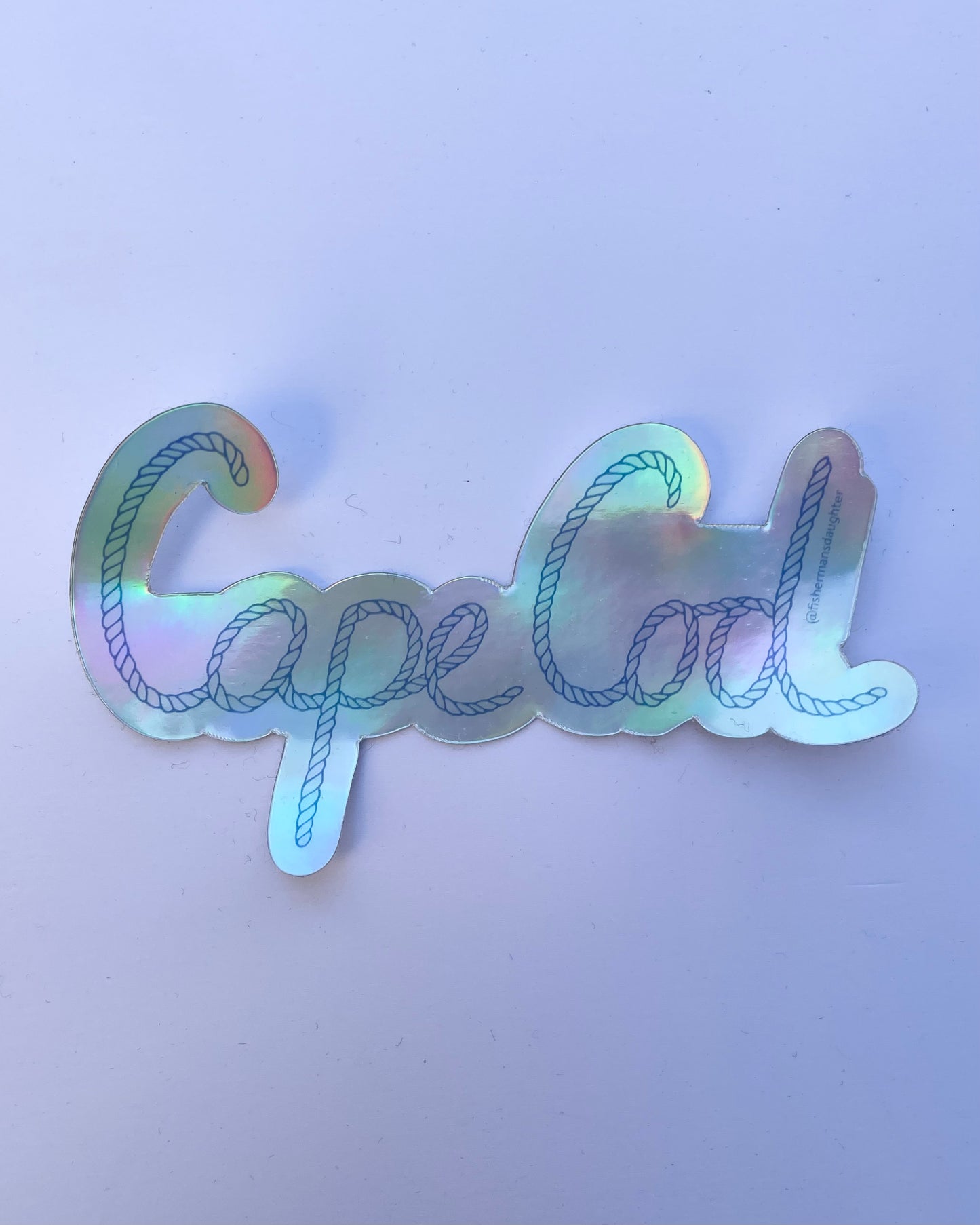 Sticker: Holographic Cape Cod Rope