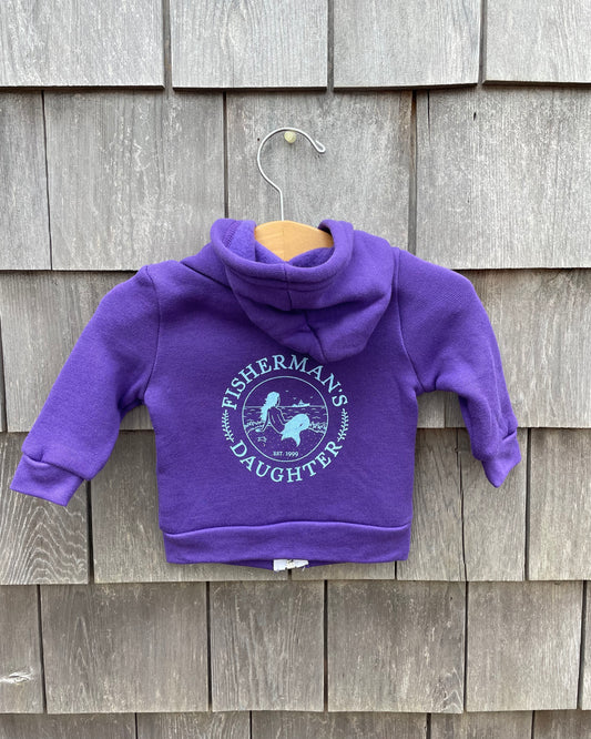 Baby Zip Sweatshirt FD Mermaid Logo