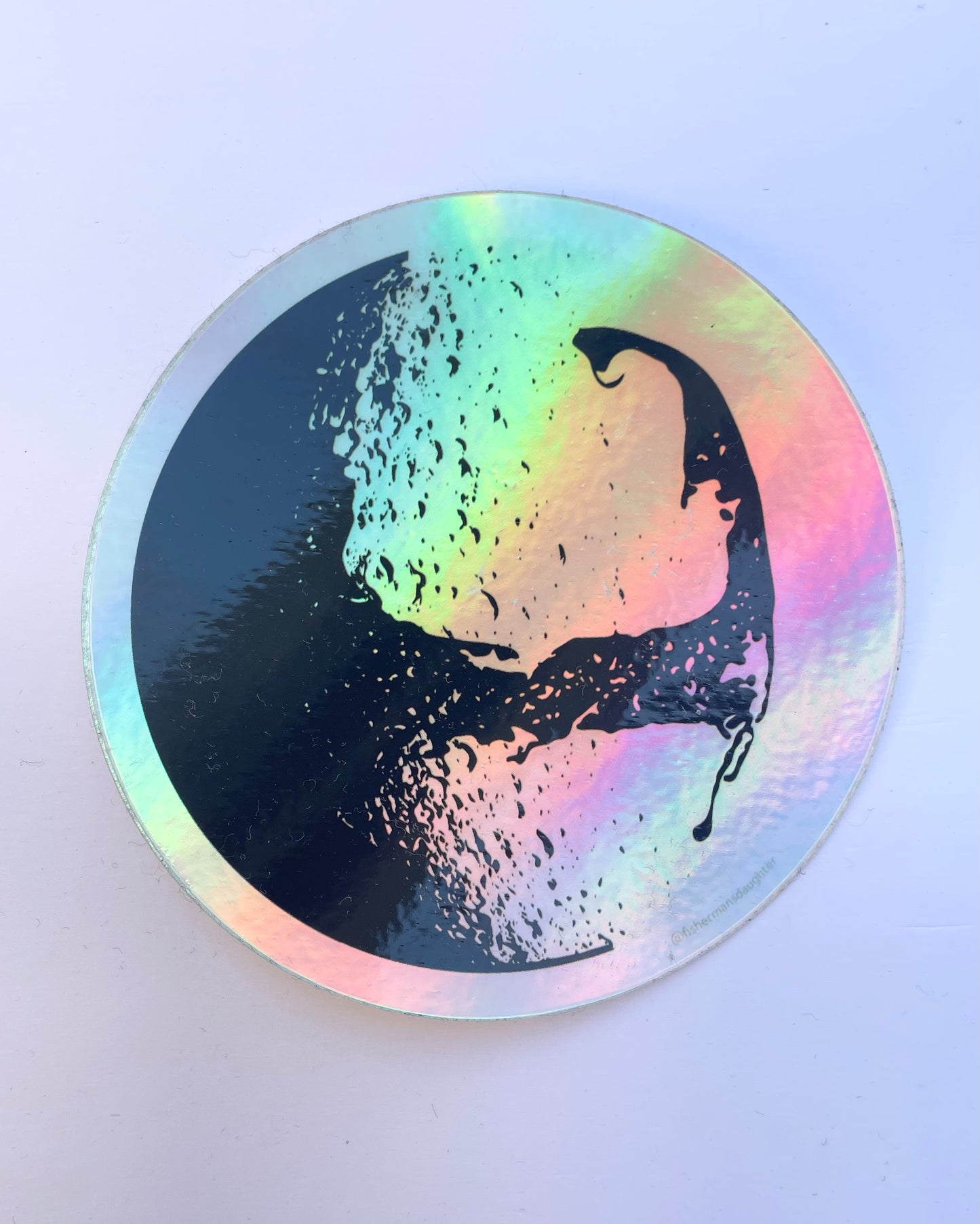 Sticker: Holographic Cape Moon