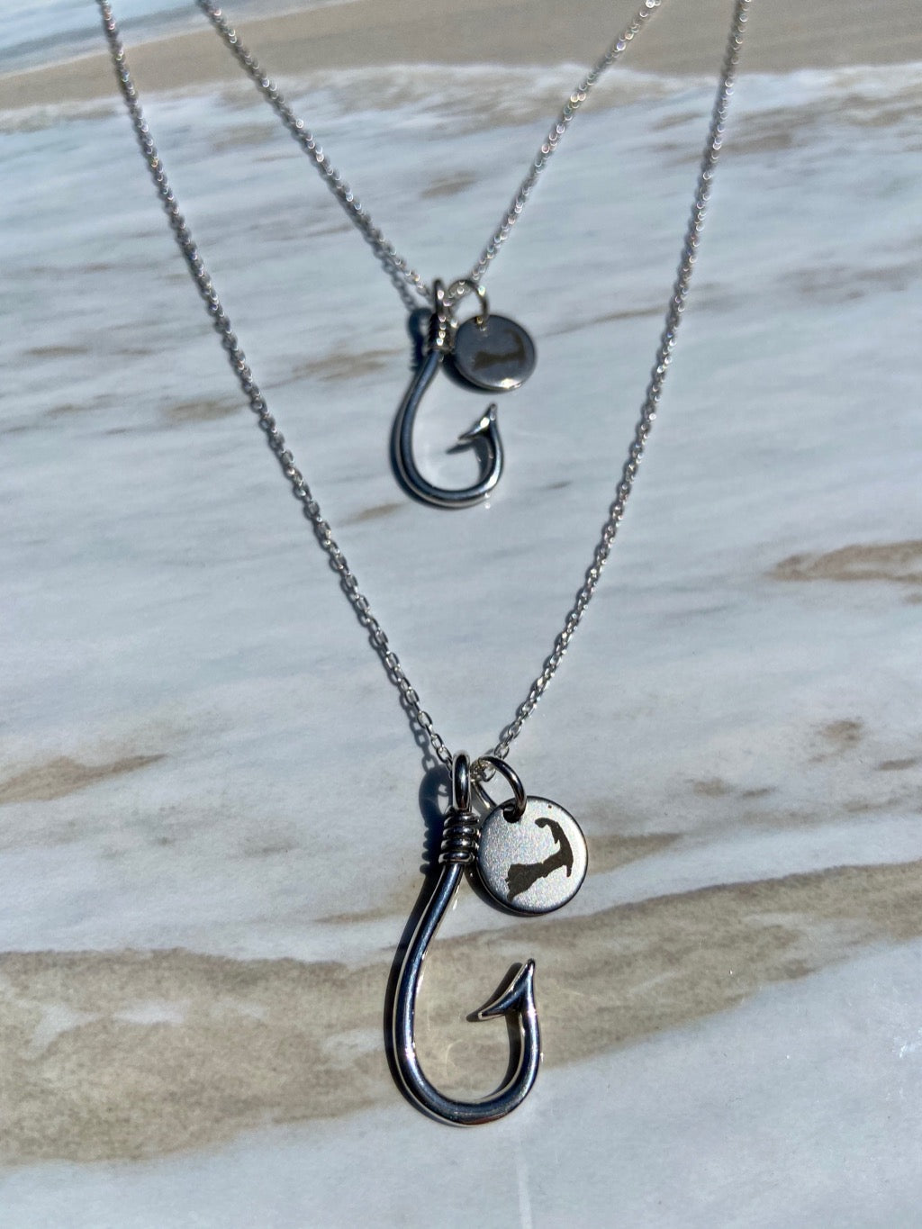 Action Sailfish Enameled Pendant - Nautical Jewelry Originals